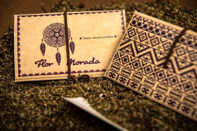 Flor Morada Tabaco Artesanal Botanico