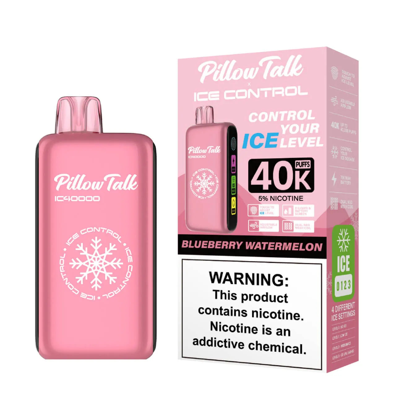 Pillow Talk Ice Control 40k Desechable