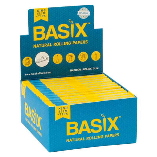 Basix Natural King Size Slim + Tips MAYOREO