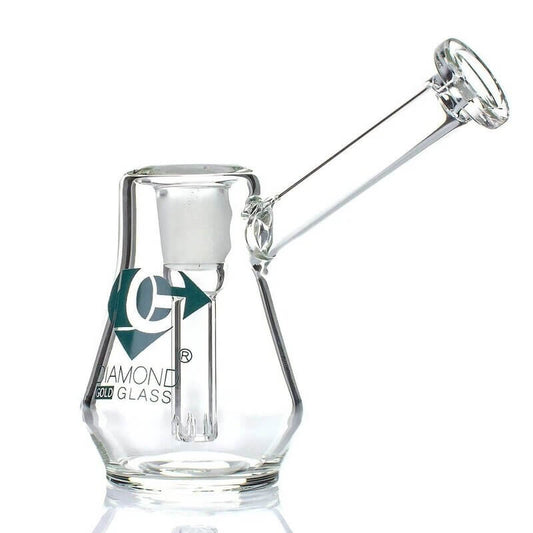 Diamond Gold Glass Bubbler