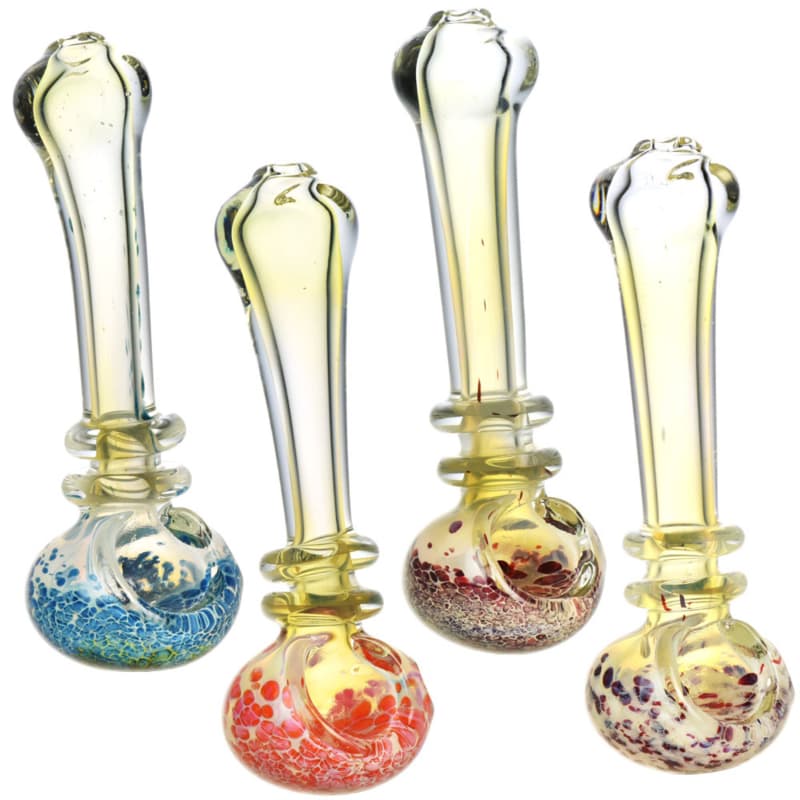 Pipa Vidrio Fumed Speckled