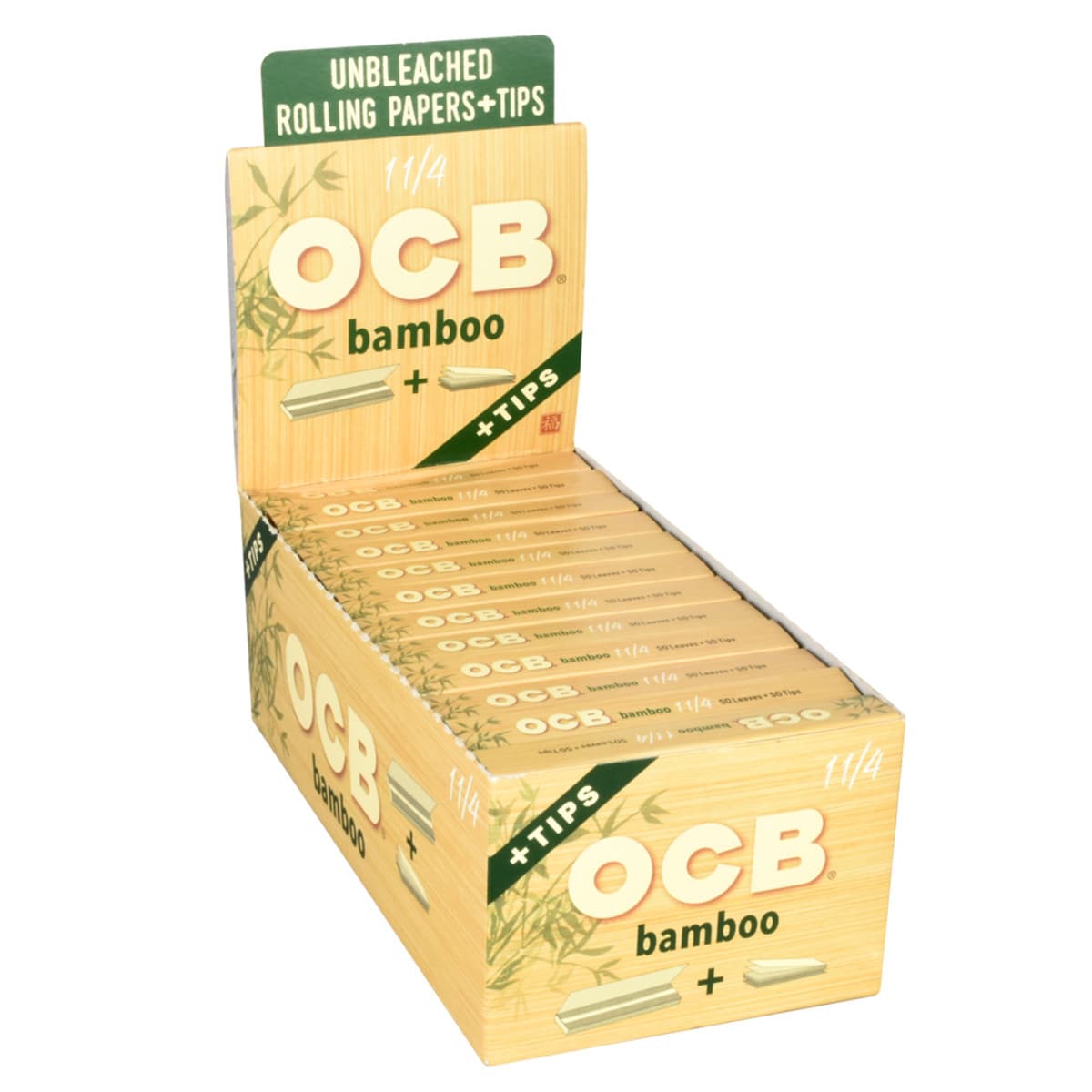 OCB Bamboo + Tips 1 1/4