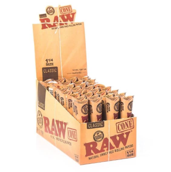 Conos Raw 1 1/4 6-Pack