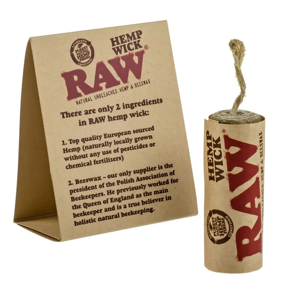 Raw Hemp Wick 6mts