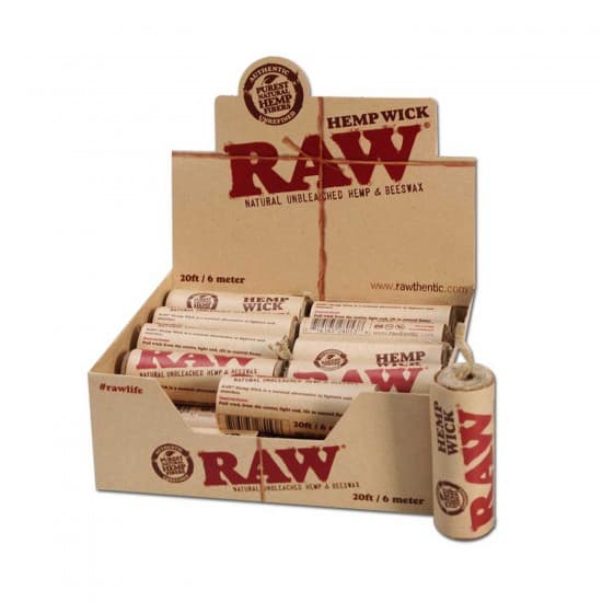 Raw Hemp Wick 6mts